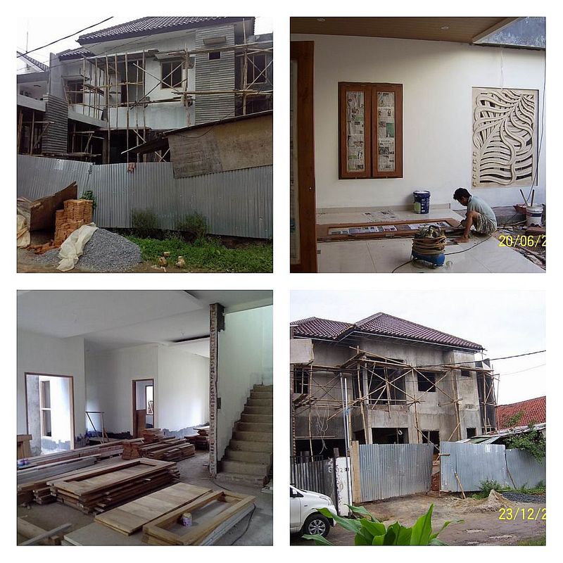RANCANG BANGUN Rumah di Jl. Gandaria Jagakarsa, DKI Jakarta. arsitek: Daukhan Permana