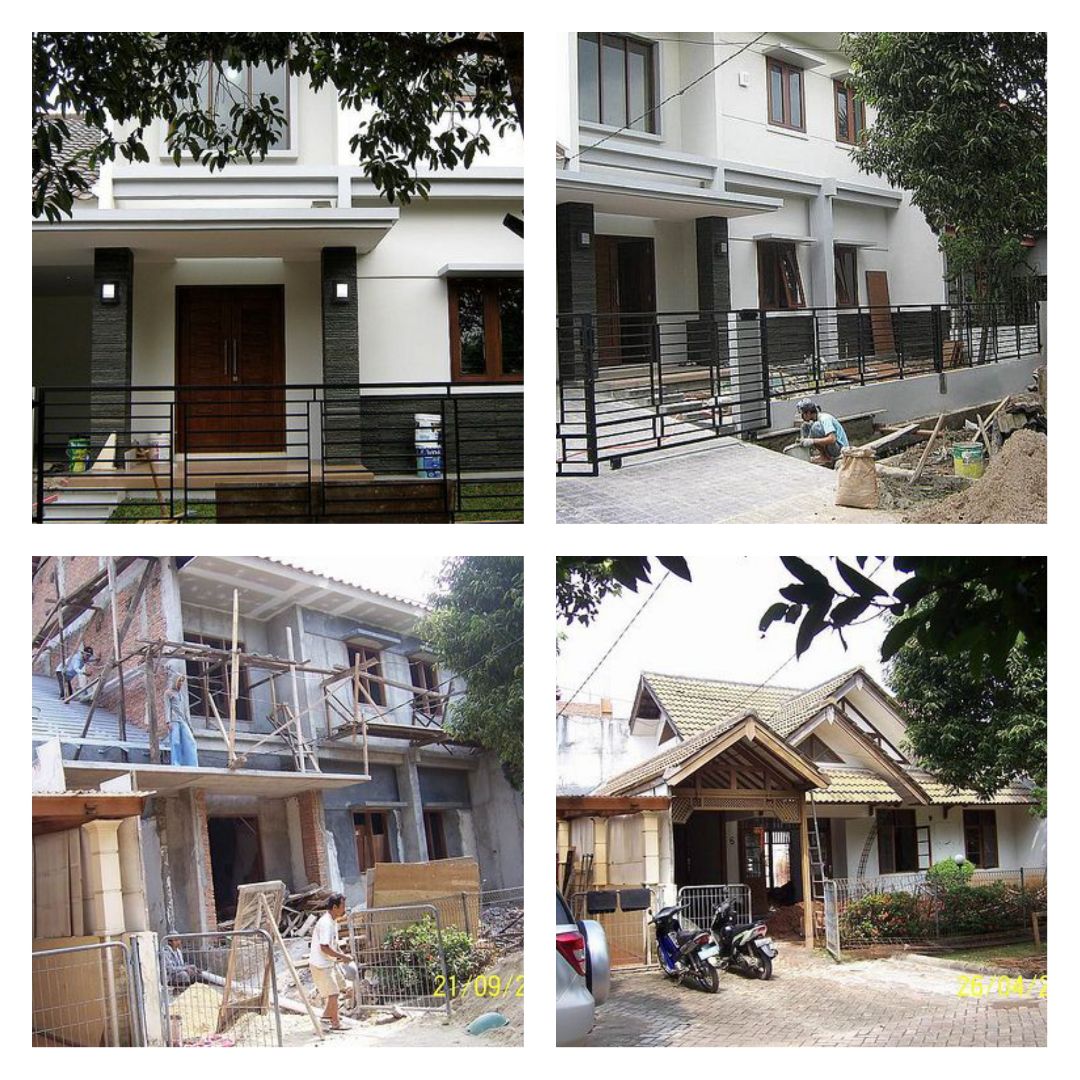 Renovasi Rumah Modern Minimalis 2 Lantai di Kemang Pratama 2 kota Bekasi by DAUKHAN ARSITEK